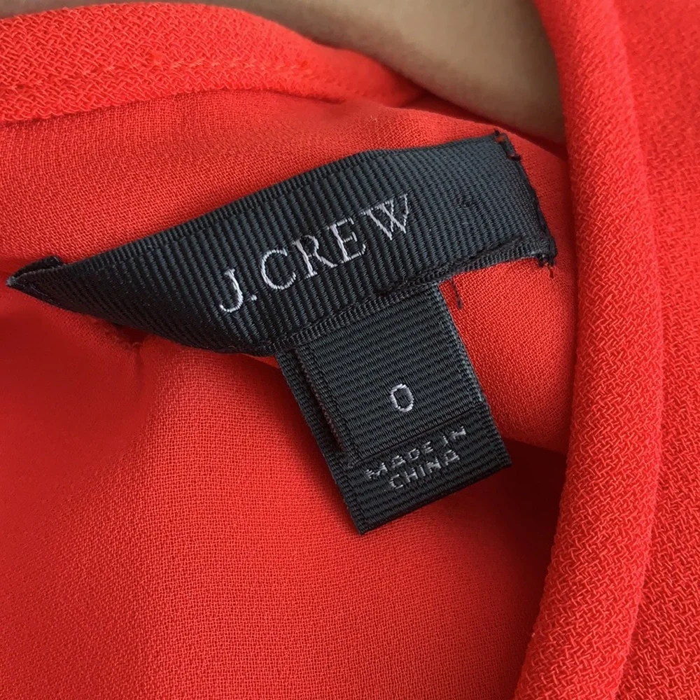 J‎ crew poppy crepe cap sleeve dress. NWOT